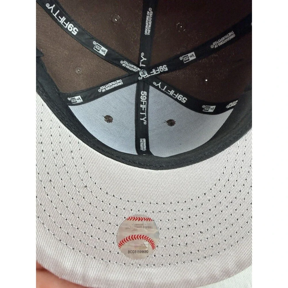 New Era 59FIFTY San Diego Padres Brown Fitted Cap 7 3/8 58.7cm